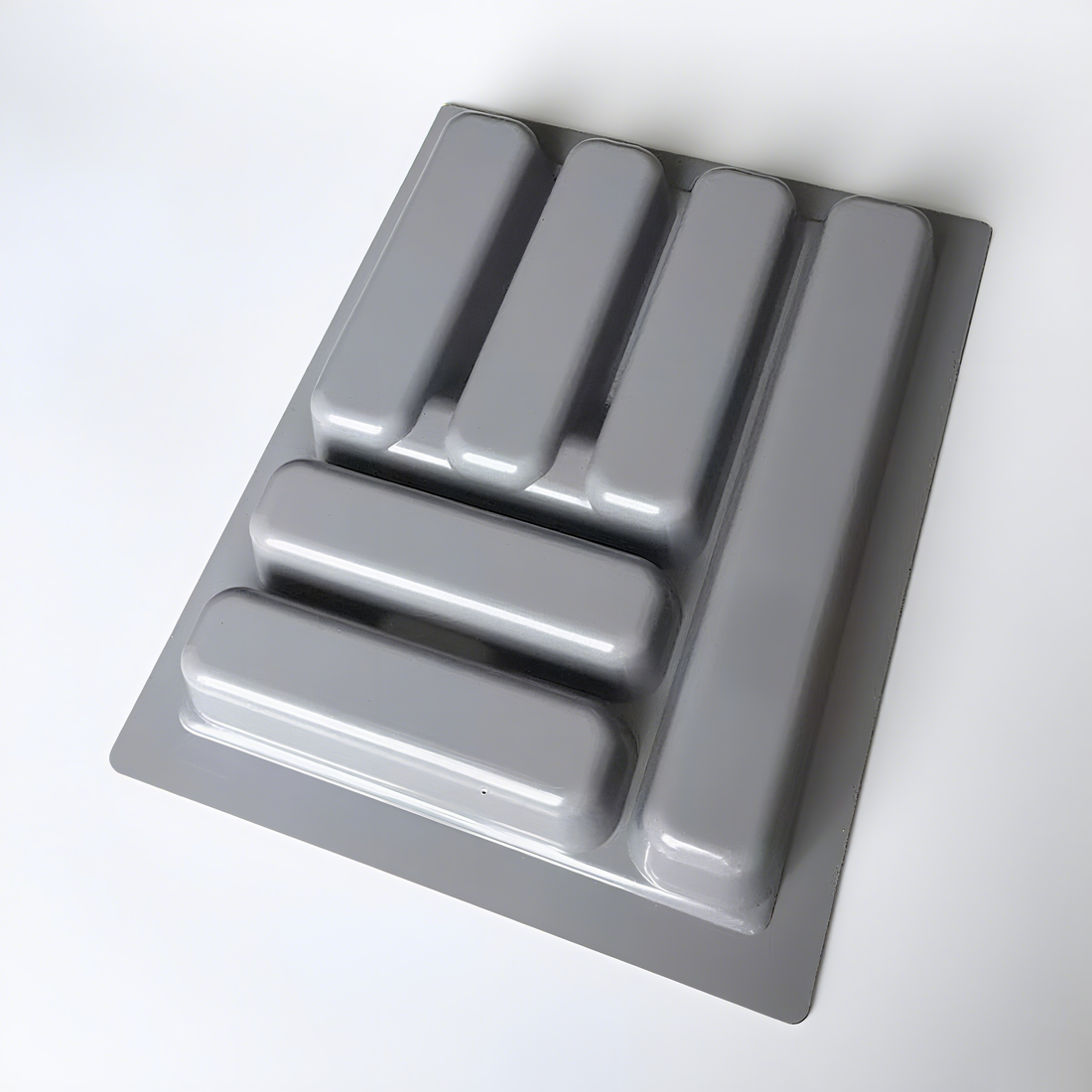 Cutlery Tray for Kitchen Cabinets – 450–1000 mm Cabinet Width | Grey / White