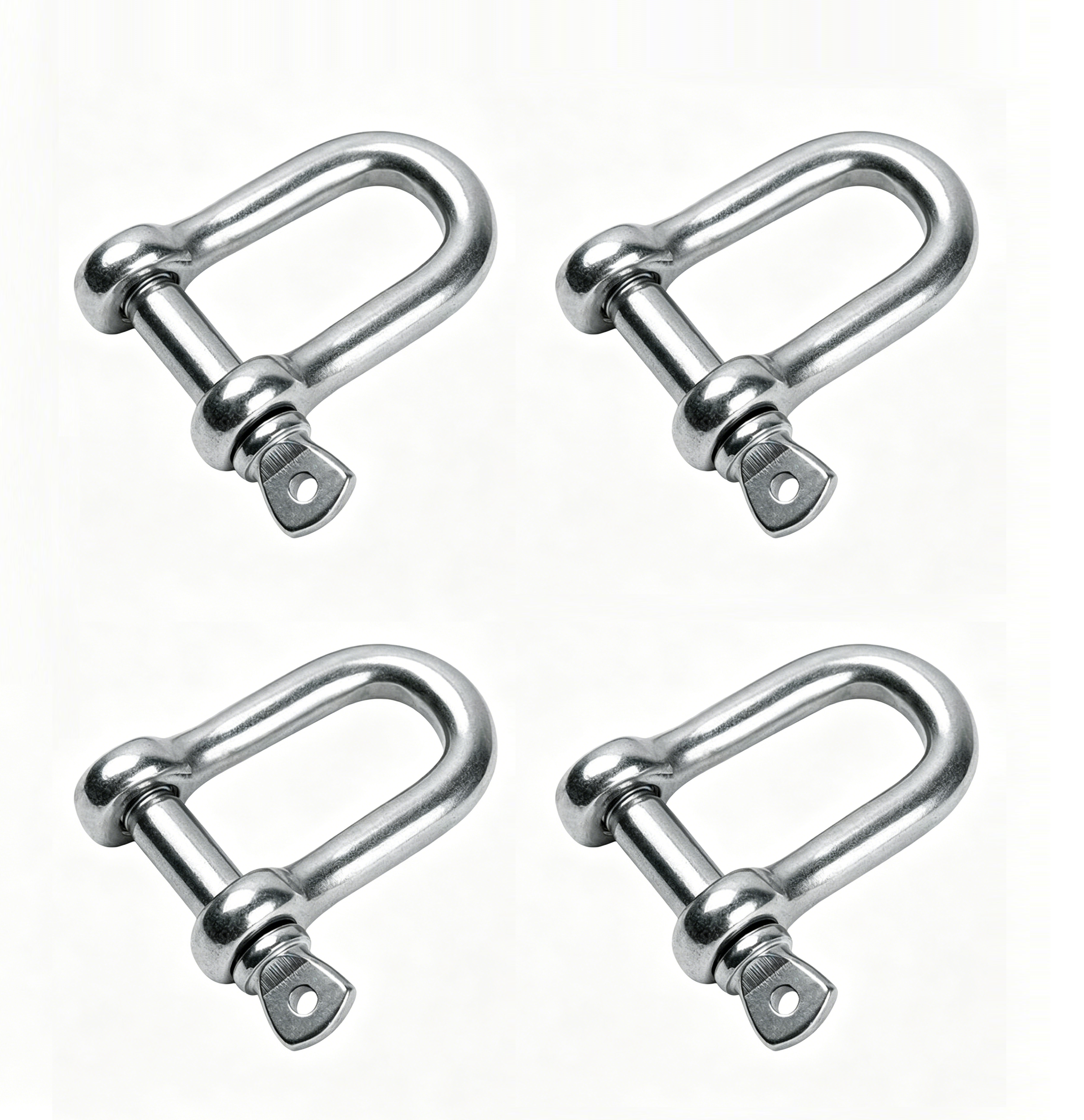 M12 Heavy Duty Zinc Plated Steel D Shackle – Screw Pin Anchor Shackle for Towing, Rigging & Load Securing