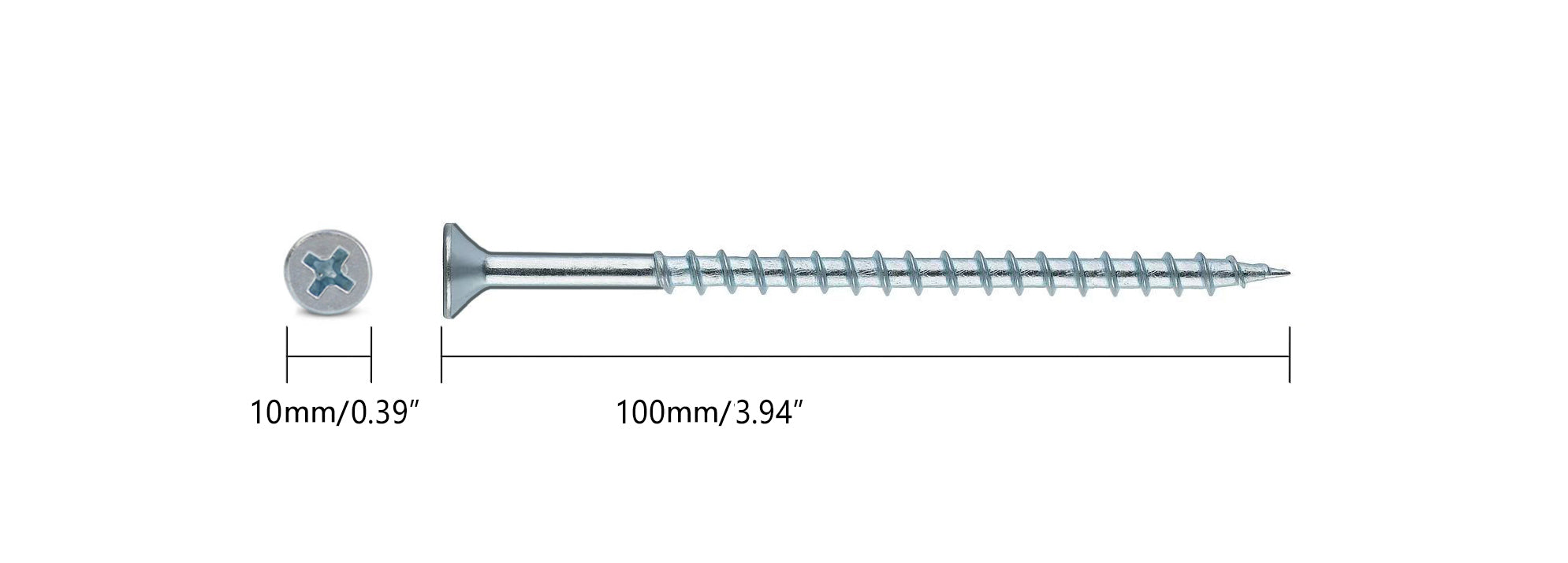 Chipboard Screws – Countersunk Phillips Head | Carbon Steel