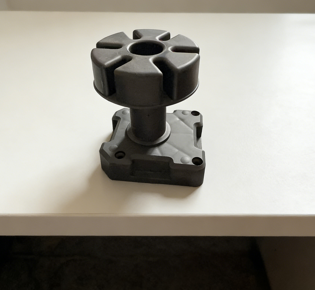Adjustable Cabinet Leg – 108–138 mm Height | Black PVC Kitchen Cabinet Levelling Foot