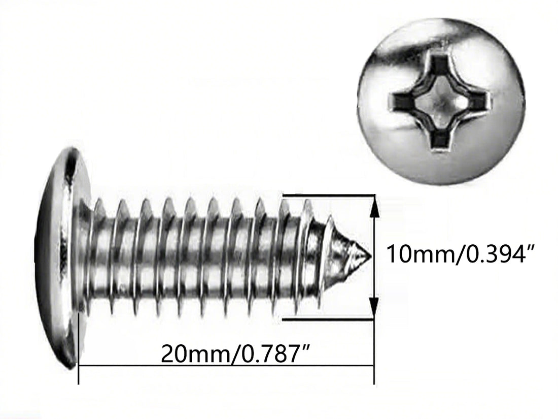 Pan Head Self-Tapping Screws – 16 × 6 mm & 20 × 10 mm | Trade Fixing Hardware
