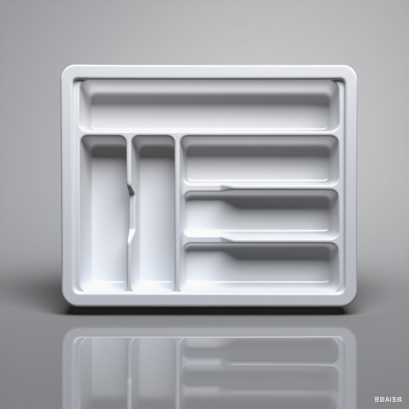 Cutlery Tray for Kitchen Cabinets – 450–1000 mm Cabinet Width | Grey / White