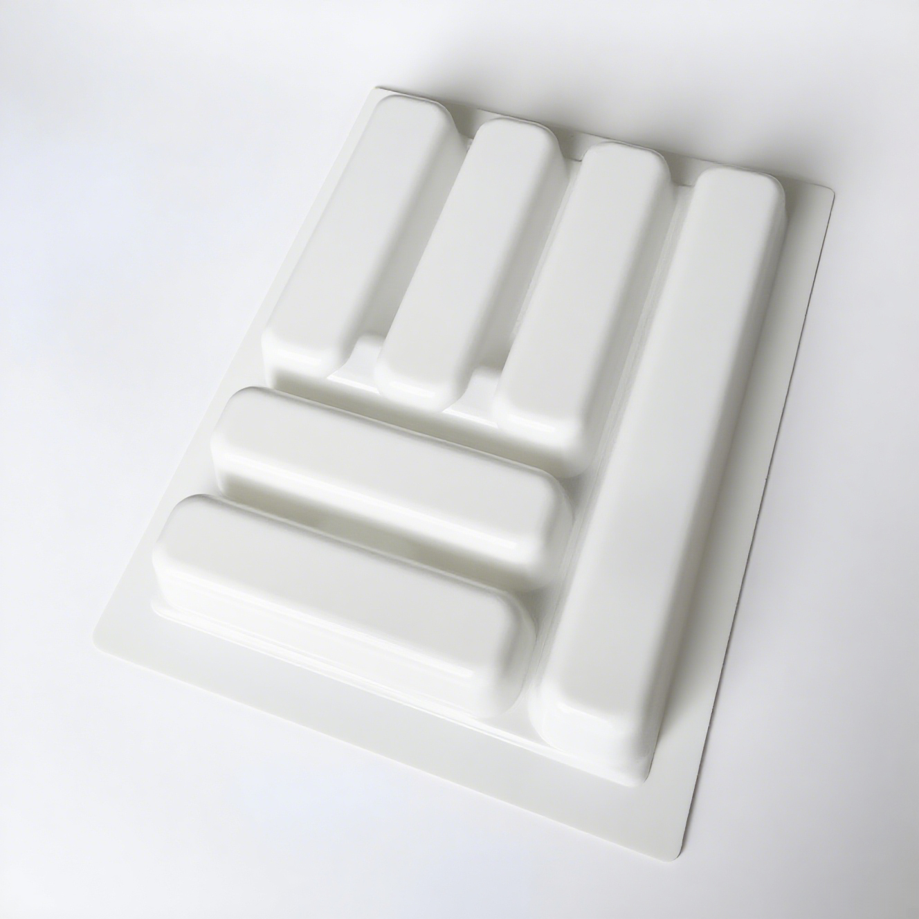 Cutlery Tray for Kitchen Cabinets – 450–1000 mm Cabinet Width | Grey / White