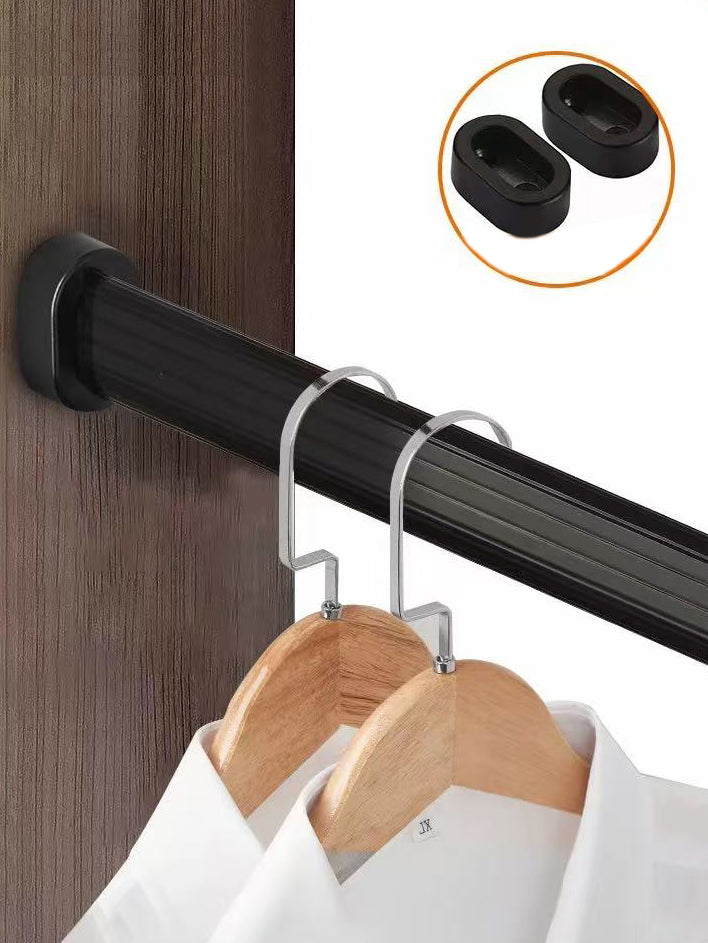 Wardrobe Rail Support with Rubber Ring – Heavy Duty Side-Mounted Bracket | Multiple Colours