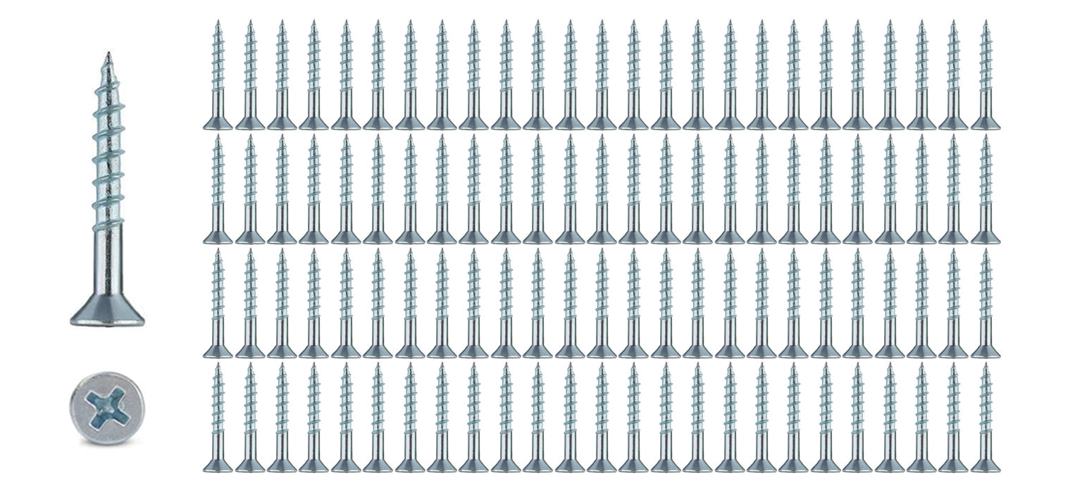 Chipboard Screws – Countersunk Phillips Head | Carbon Steel