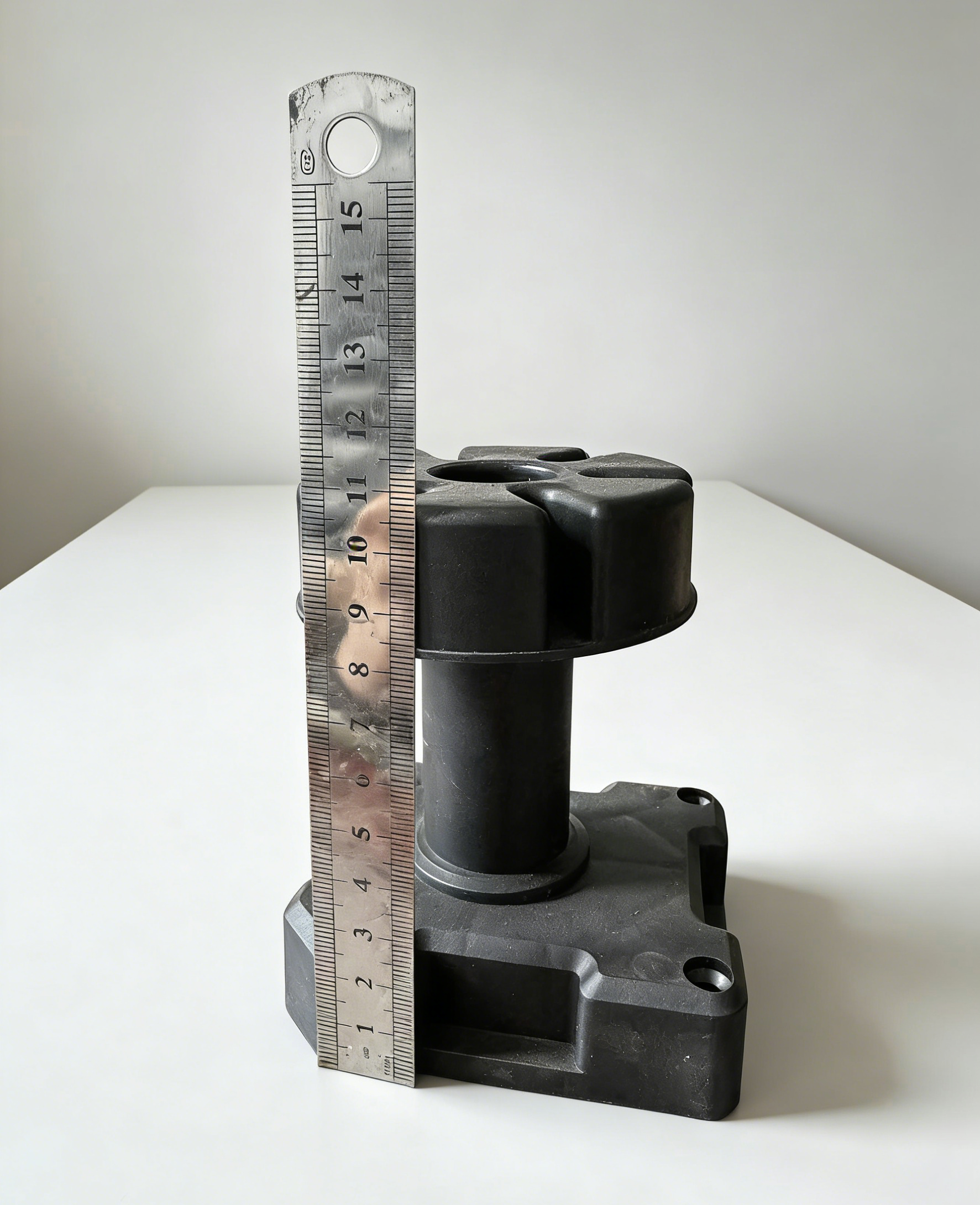 Adjustable Cabinet Leg – 108–138 mm Height | Black PVC Kitchen Cabinet Levelling Foot