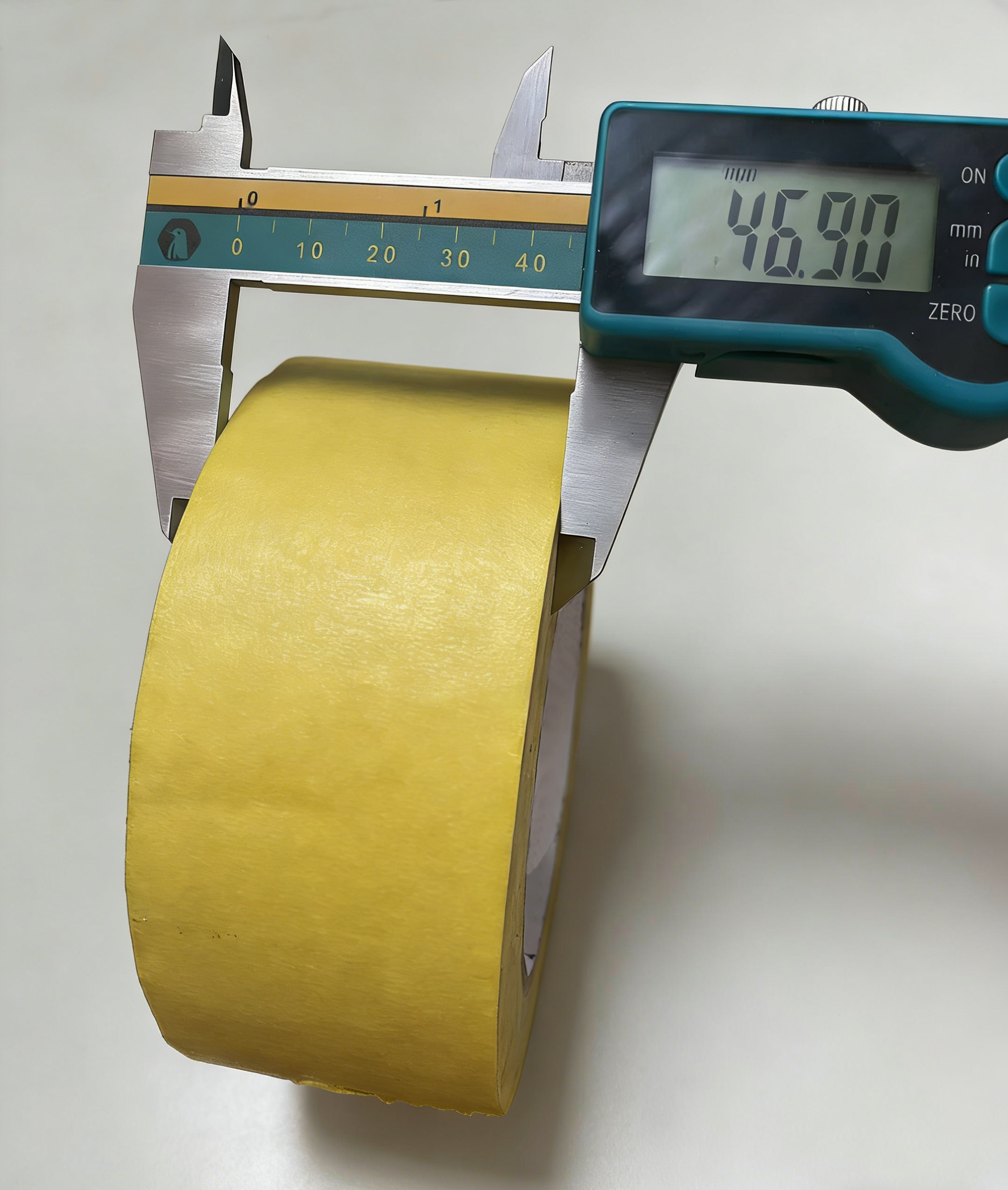 Yellow Masking Tape 47 mm × 50 m – 80°C Heat Resistant | Multi-Purpose for Painting & Industrial Use