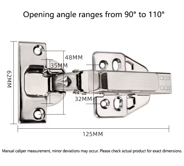 110° Full Overlay Soft Close Cabinet Hinges