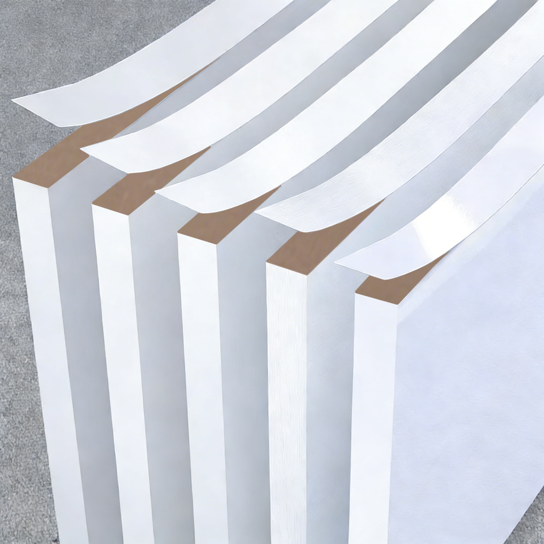 PVC Edge Banding 21mm – White | Matte / Stipple | 200m Roll