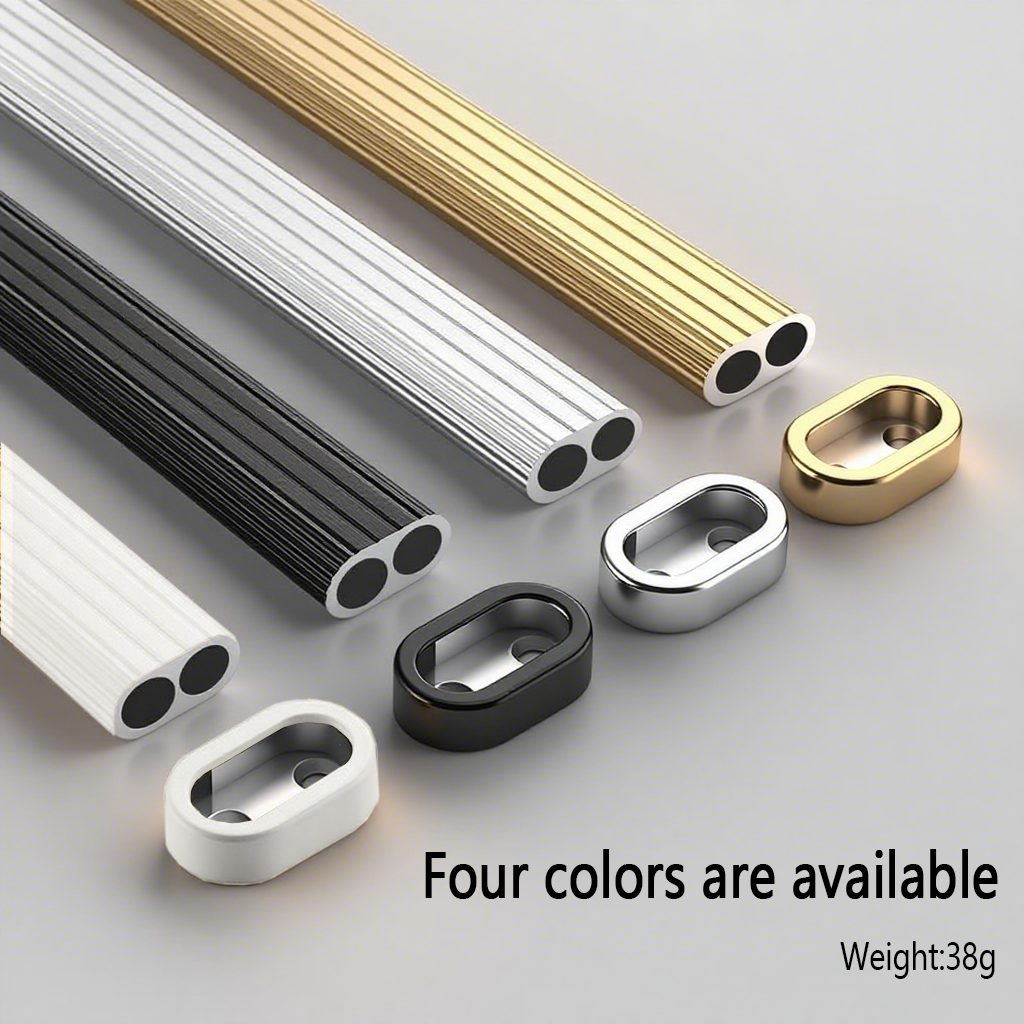 Wardrobe Rail Support with Rubber Ring – Heavy Duty Side-Mounted Bracket | Multiple Colours