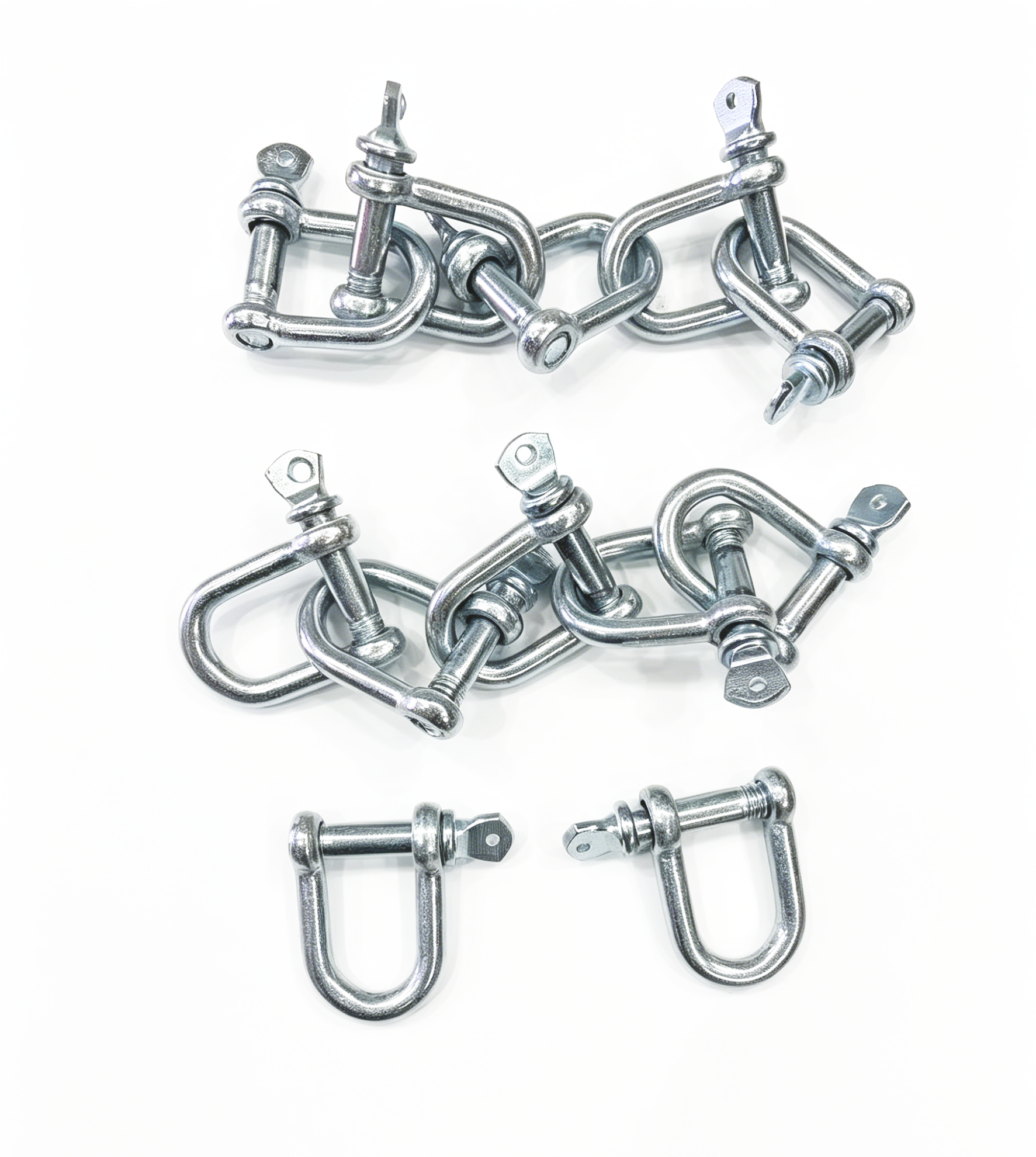 M12 Heavy Duty Zinc Plated Steel D Shackle – Screw Pin Anchor Shackle for Towing, Rigging & Load Securing