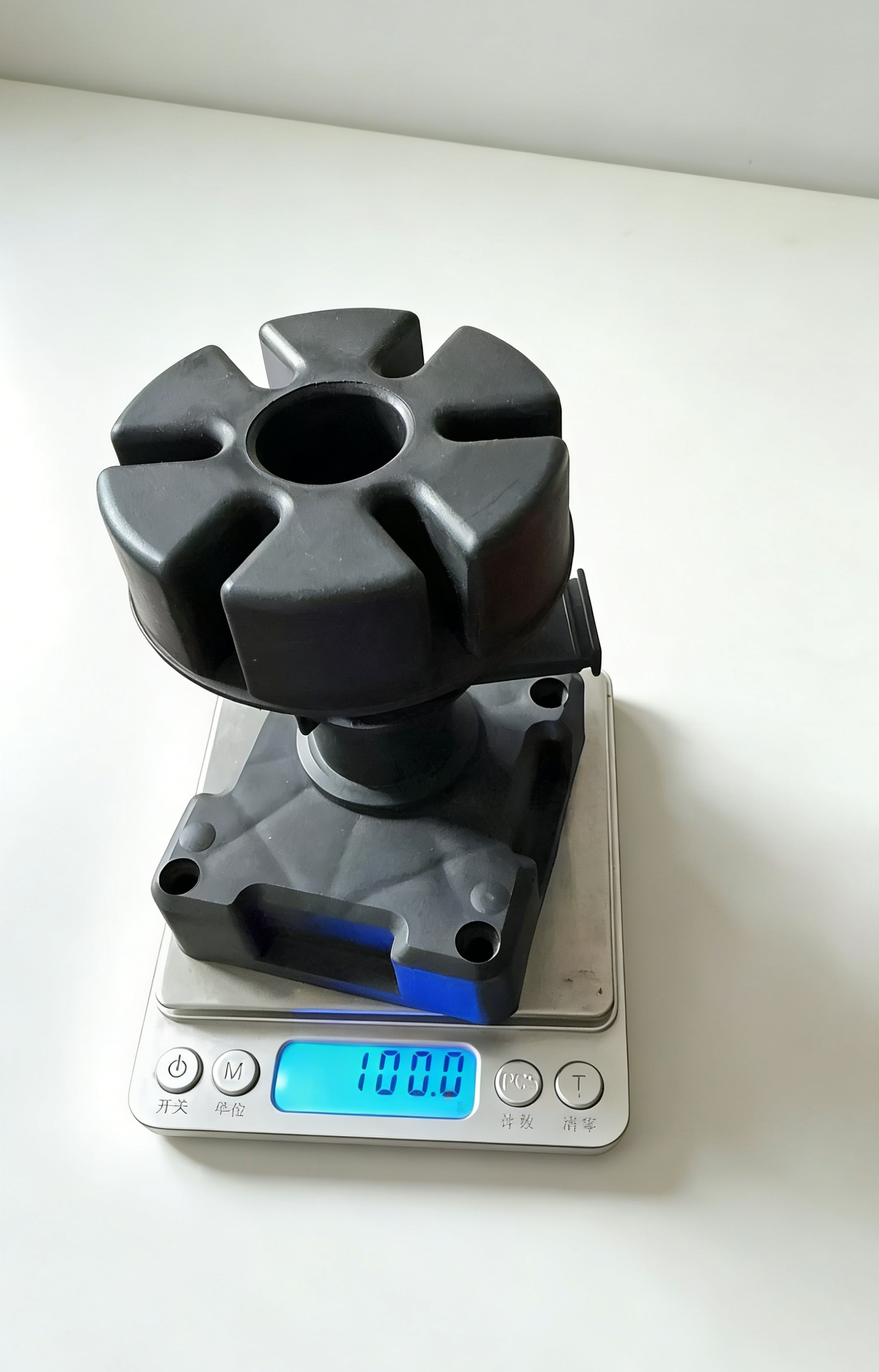 Adjustable Cabinet Leg – 108–138 mm Height | Black PVC Kitchen Cabinet Levelling Foot