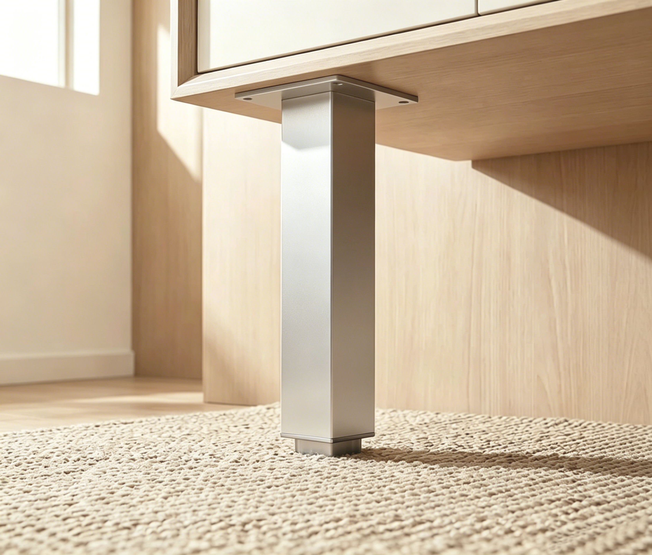 Adjustable Aluminium Cabinet Legs