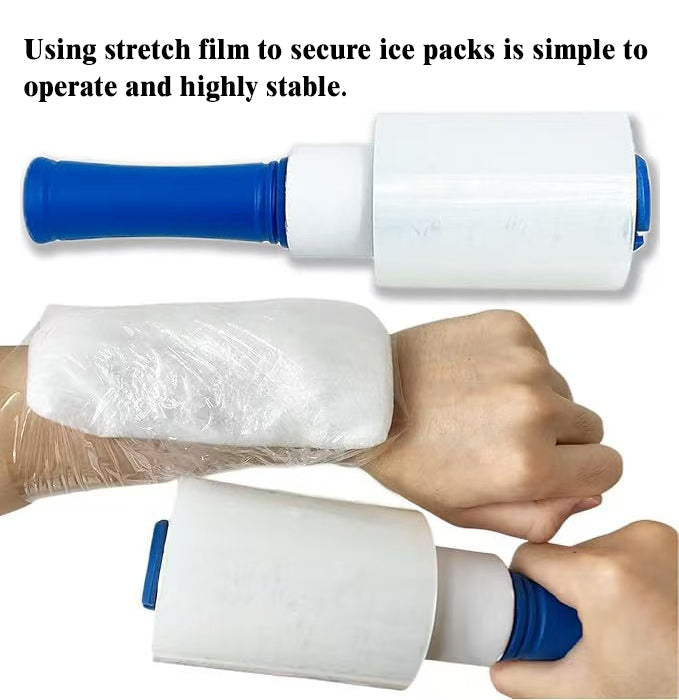 Transparent Hand Stretch Wrap with Handle – Industrial Grade (20umx100mm x 250m)