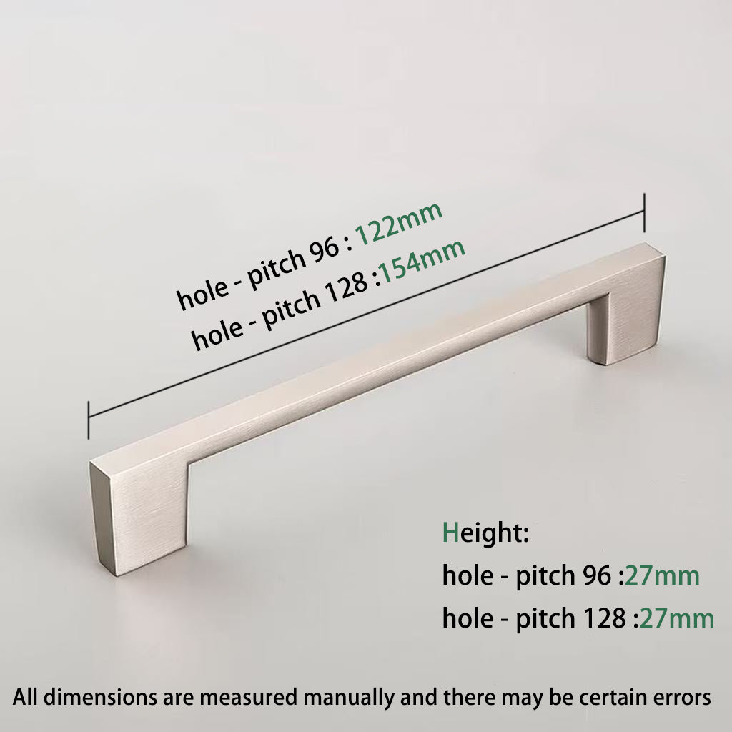 Modern Aluminium Alloy Cabinet Handle – Multiple Finishes & Hole Centres for Furniture & Joinery
