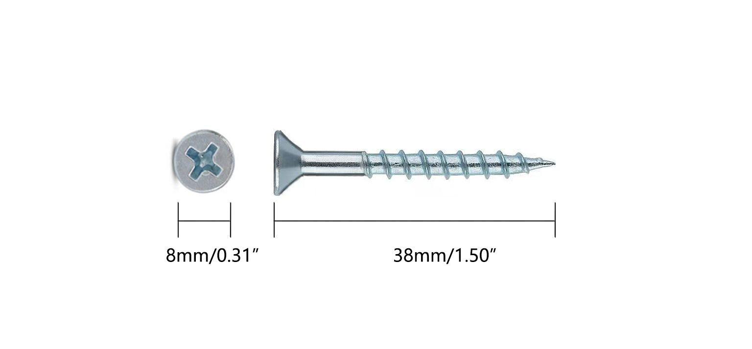 Chipboard Screws – Countersunk Phillips Head | Carbon Steel