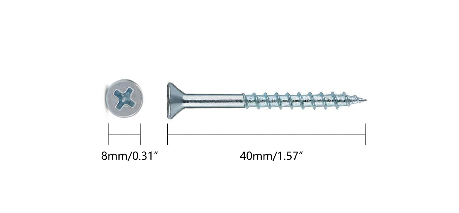 Chipboard Screws – Countersunk Phillips Head | Carbon Steel