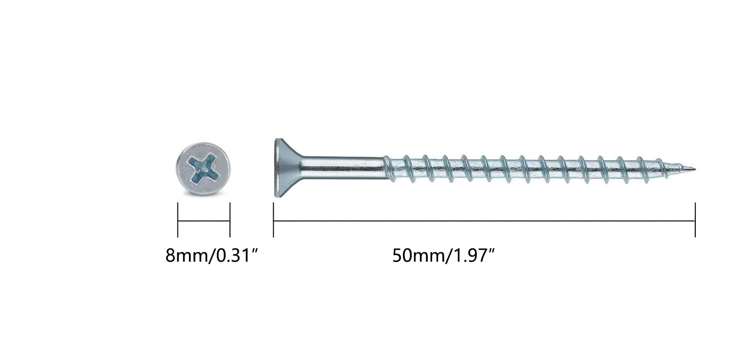 Chipboard Screws – Countersunk Phillips Head | Carbon Steel