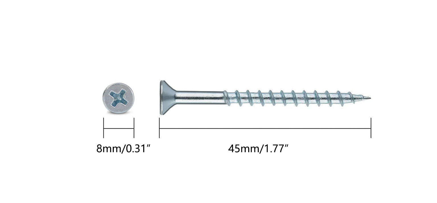 Chipboard Screws – Countersunk Phillips Head | Carbon Steel