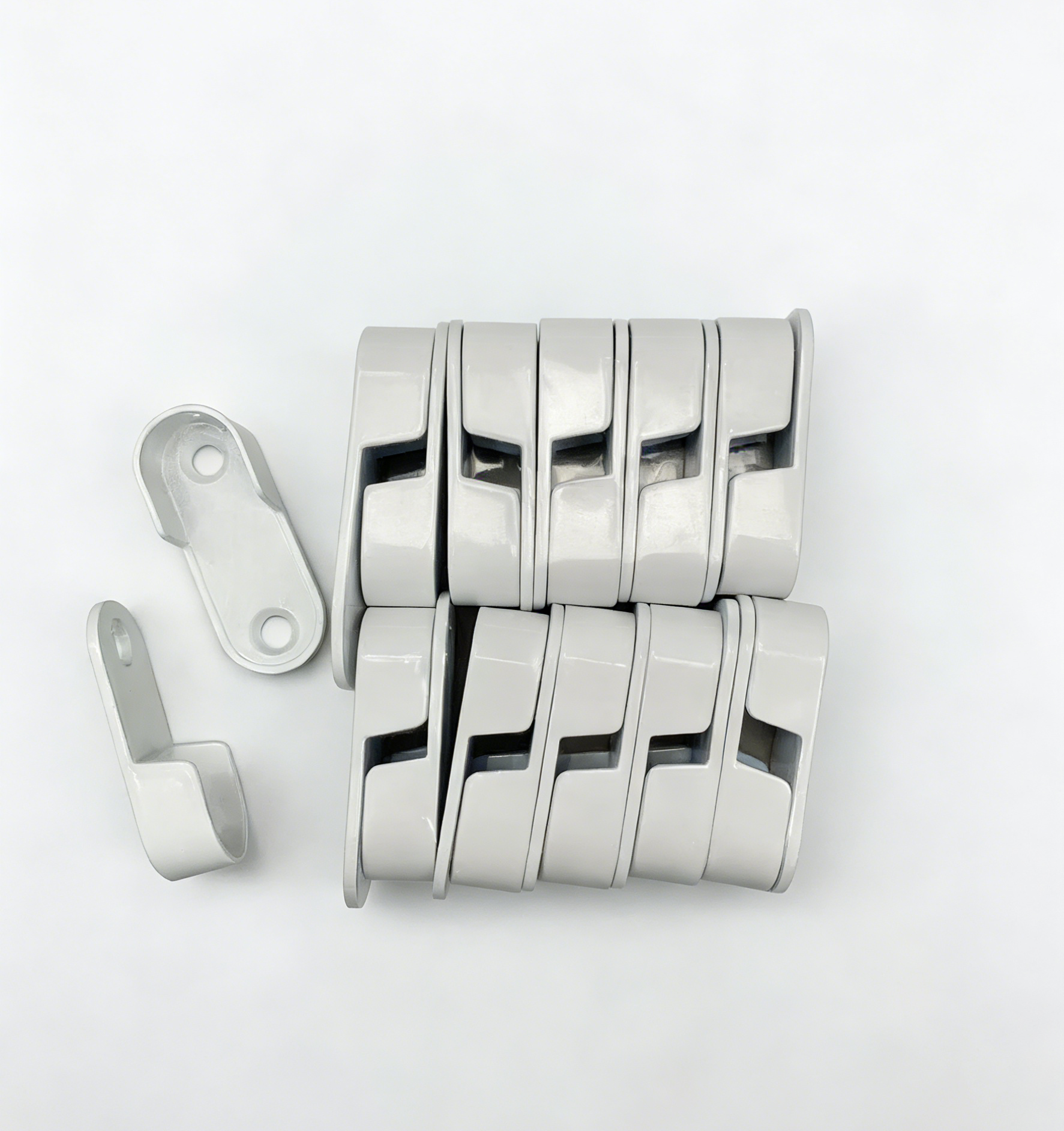 Wardrobe Rail Support Bracket – Zinc Alloy | For Ø16 mm & Ø25 mm Rails