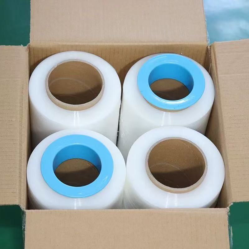 50CM x 250M Stretch Film Wrap 2.5 Mil Heavy Duty Pallet Wrapping Film – Clear Industrial Packing Wrap (4 Rolls/Carton)