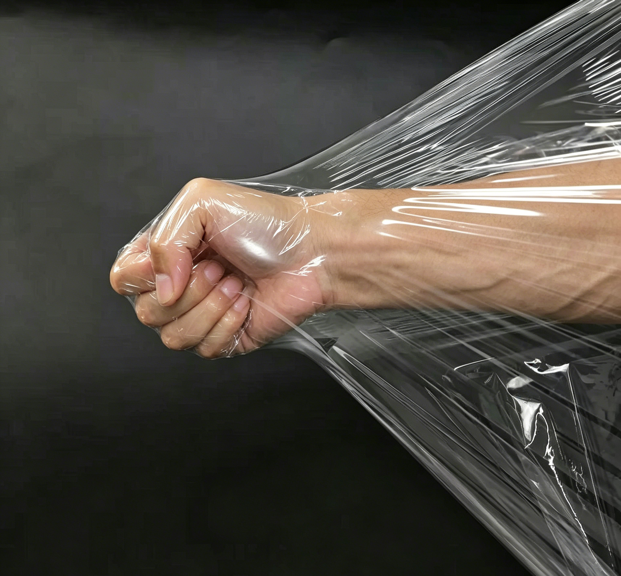 50CM x 250M Stretch Film Wrap 2.5 Mil Heavy Duty Pallet Wrapping Film – Clear Industrial Packing Wrap (4 Rolls/Carton)