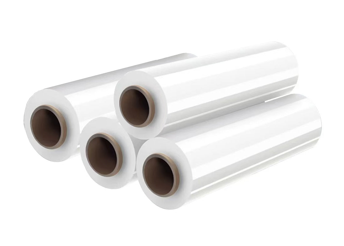 50CM x 250M Stretch Film Wrap 2.5 Mil Heavy Duty Pallet Wrapping Film – Clear Industrial Packing Wrap (4 Rolls/Carton)